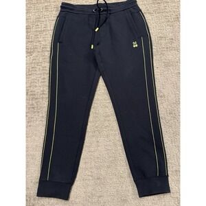Psycho Bunny Joggers Mens Medium  Navy Blue Casual Sweatpants (Z)